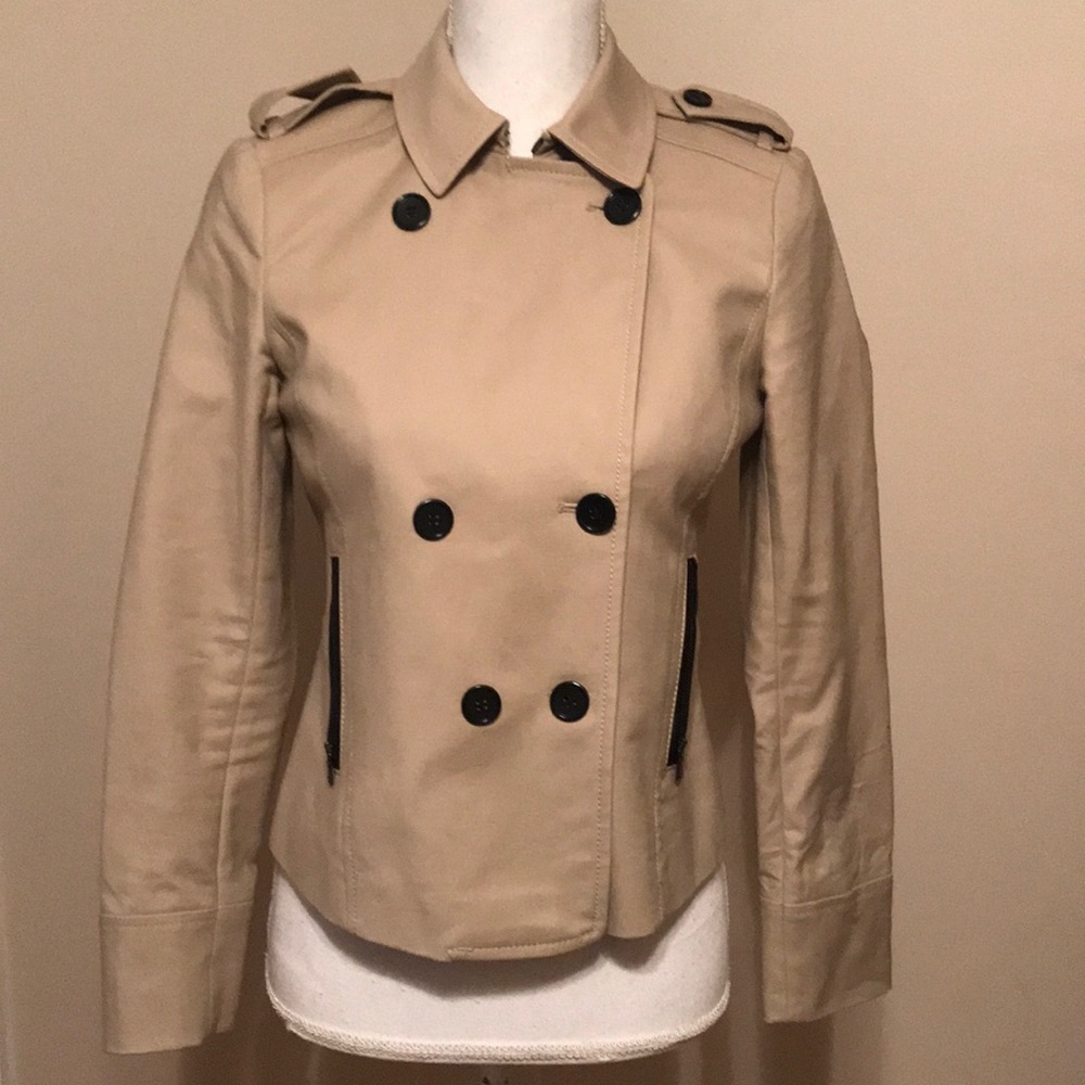Cropped Trench Coat